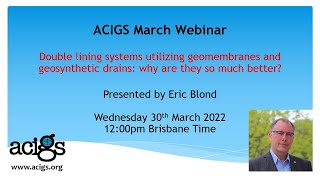 ACigs - March 2022 Webinar - Eric Blond