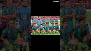 ClassicThe1995-97BarcelnaawayshirtabldtealmasterpiecefrmKappa’sgldeneraWrn