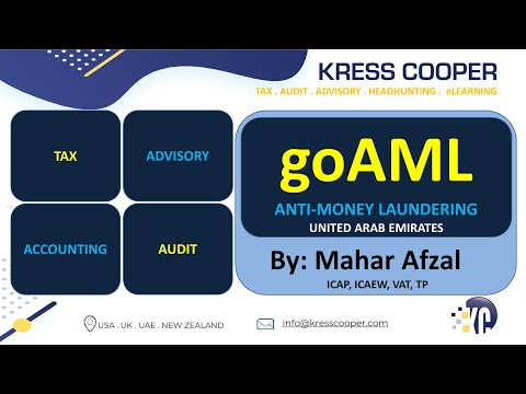 UAE goAML I Anti-Money Laundering and Terror Financing I goAML Registration I FIU I by Mahar Afzal