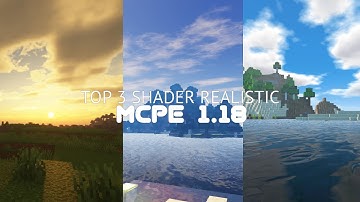 3 SHADER  REALISTIC MCPE 1.18 TERBAIK YANG MIRIP SEPERTI SHADER MINECRAFT JAVA ! Gak nyesel deh coba