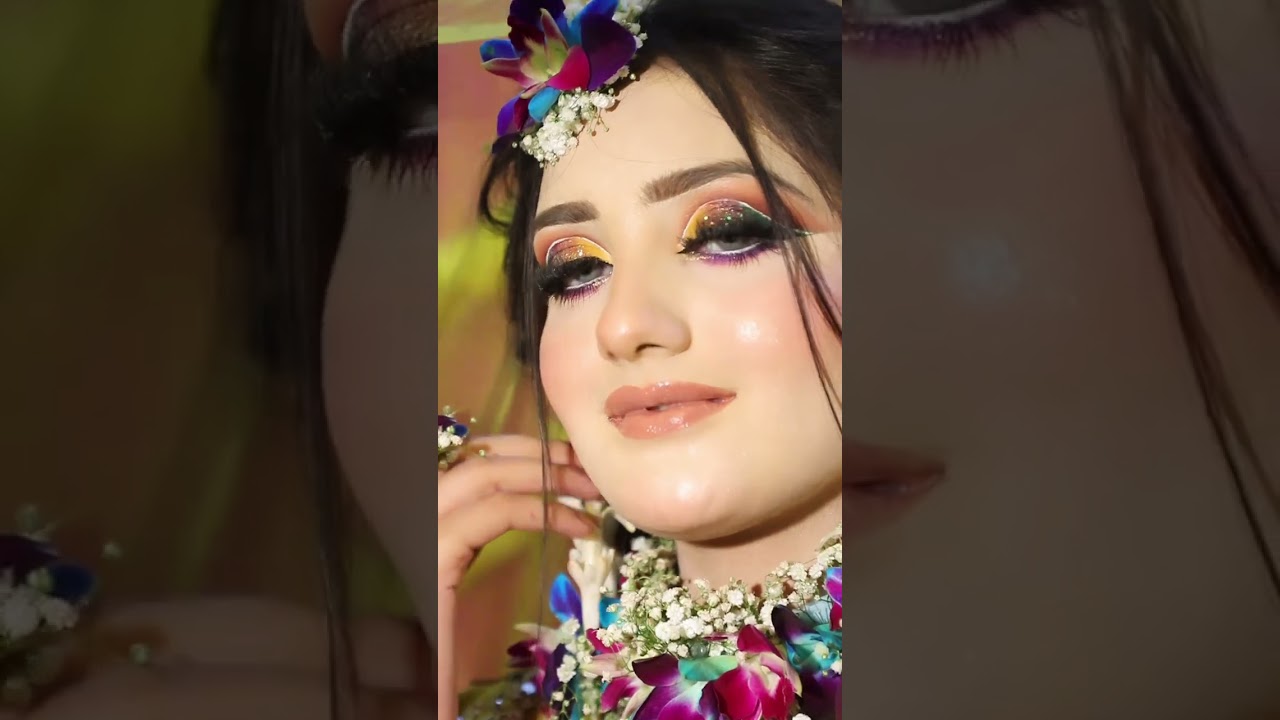 beautiful haldi bridal makeup look 😍 bridal makeup||shorts||✨✨