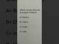 which country has the strongest military #reels #english #education #gk #viralvideo
