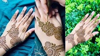 Simple henna tutorial 🤍(used basic henna elements)