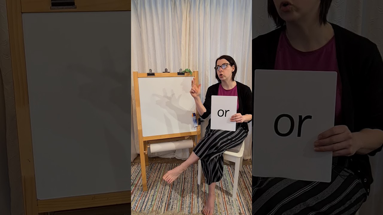 Phonics Phase 3 - Introducing or - Shut the door - YouTube
