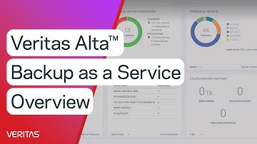 Veritas Alta™ Backup as a Service Overview