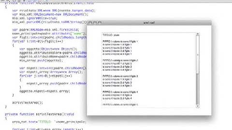 Video Corso Flash Actionscript 3.0 - Flash e XML