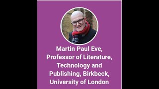 Researchers' experience of publishing academic books open access: Martin Eve