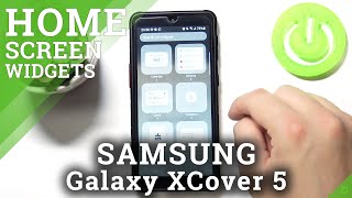 How to Add Widgets to SAMSUNG Galaxy XCover 5 Home Screen – Personalize Desktop screenshot 2