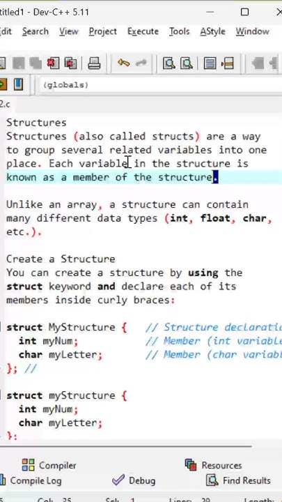 class-46-what-are-structures-in-c-shorts-cprogramming-structures