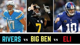 Ben Roethlisberger vs Philip Rivers vs Eli Manning Debate | Best QB of the 2004 NFL Draft?