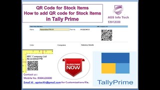 QR Code for Stock Items  How to add QR code for Stock Items in Tally Prime | Learn TDL | Tally TDL screenshot 3