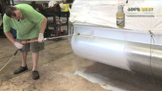 JJVs Best Aluminum Pontoon Cleaner Application