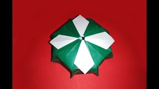 Origami gift box - Maltese Cross box. Gift wrapping. Ideas for Christmas - gift box