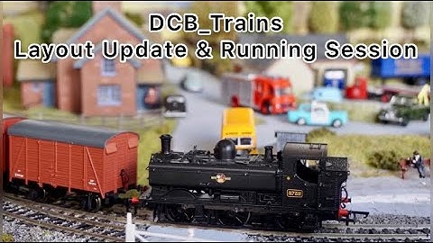 Model Railway OO Layout August 2022 Running Session & Update 4ft by 4ft layout + extension