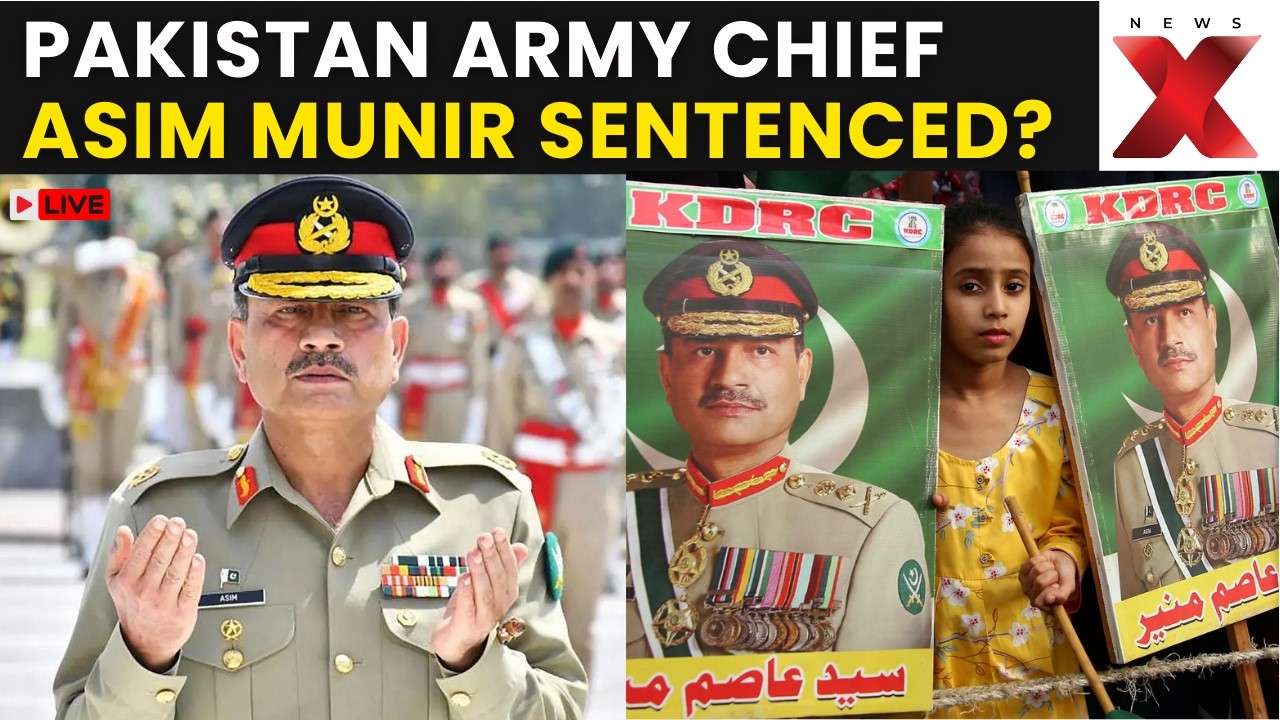 Asim Munir Sentenced LIVE: Munir Convicted — Pakistan Army Chief Gets Life Sentence?