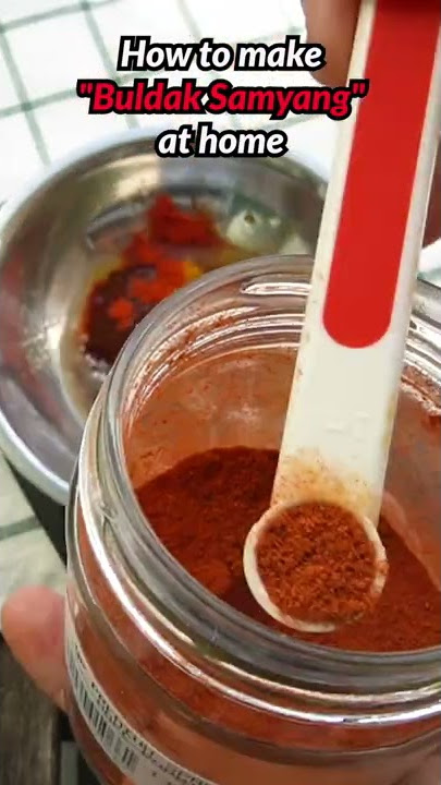 Homemade Buldak Sauce hacks #samyangsauce #samyangsaucerecipe