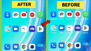 How to Remove App Name | Icon Name | Lable In OnePlus Mobile screenshot 2