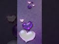 Glitter Bomb - Pearl Hearts light purple