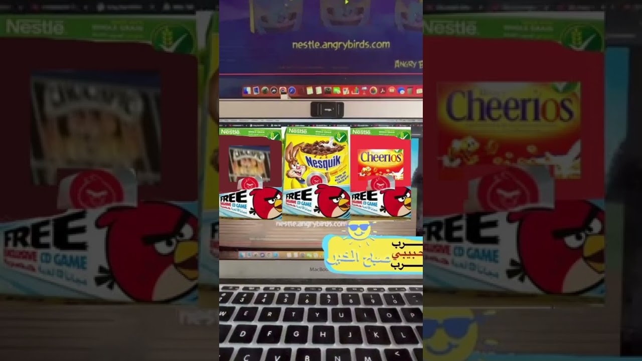 nestle cereals arabia angry birds free exclusive cd game 2014