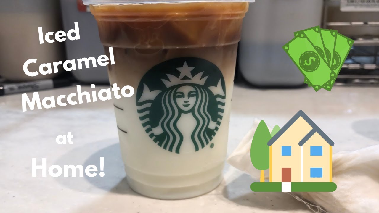 How to Make a Starbucks Caramel Macchiato at Home! YouTube
