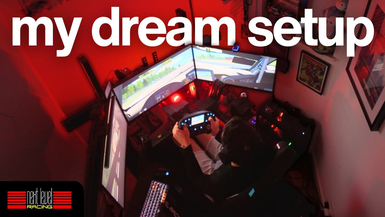 My New Sim Racing Setup Build Start to Finish | Next Level Racing - YouTube
