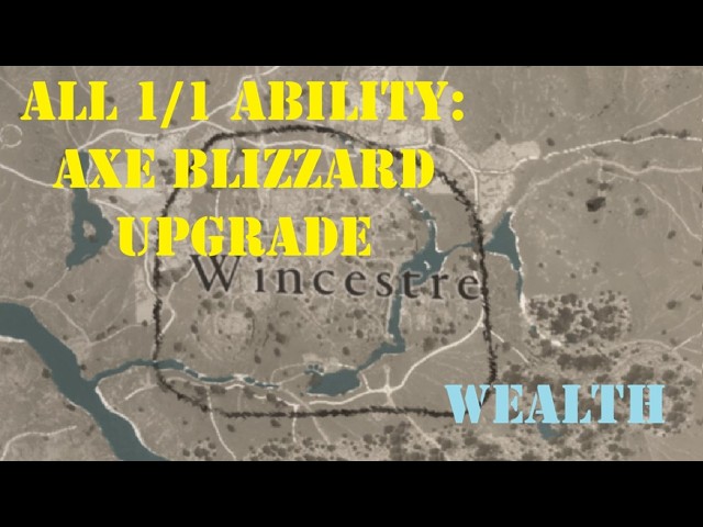 ALL 1/1 ABILITY: AXE BLIZZARD UPGRADE - Wealth - Wincestre (AC