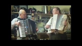 Video voorbeeld van "Michael und Dieter - Akkordeon-Duo, Stimmungslieder-Medley mit Gesang"