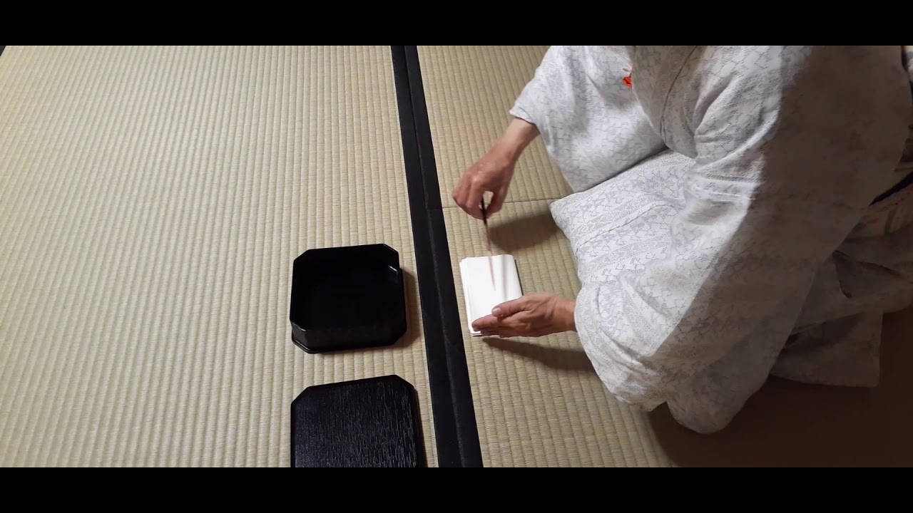 How to use Entaka - Tea ceremony, tea ceremony, how to eat