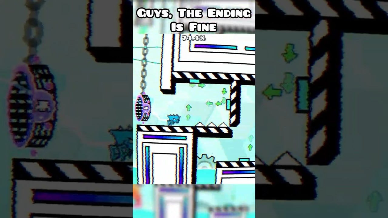 Guys, the ending if fine, stop freaking out about it #gd #geometrydash #