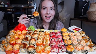 :               mukbang sushi
