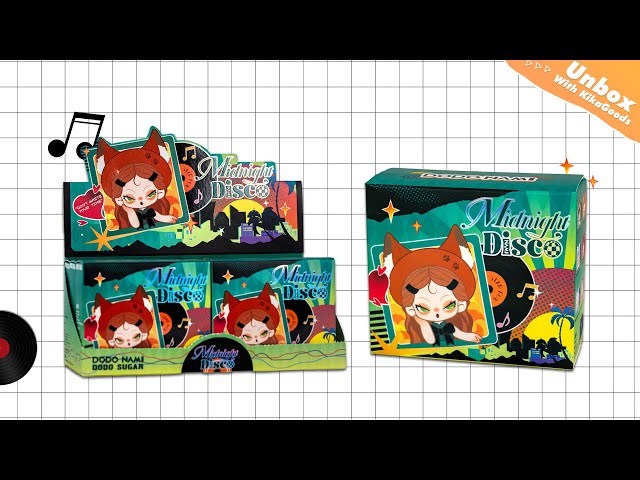 Unboxing DODO NAMI Midnight Disco Series Refrigerator Magnet Blind