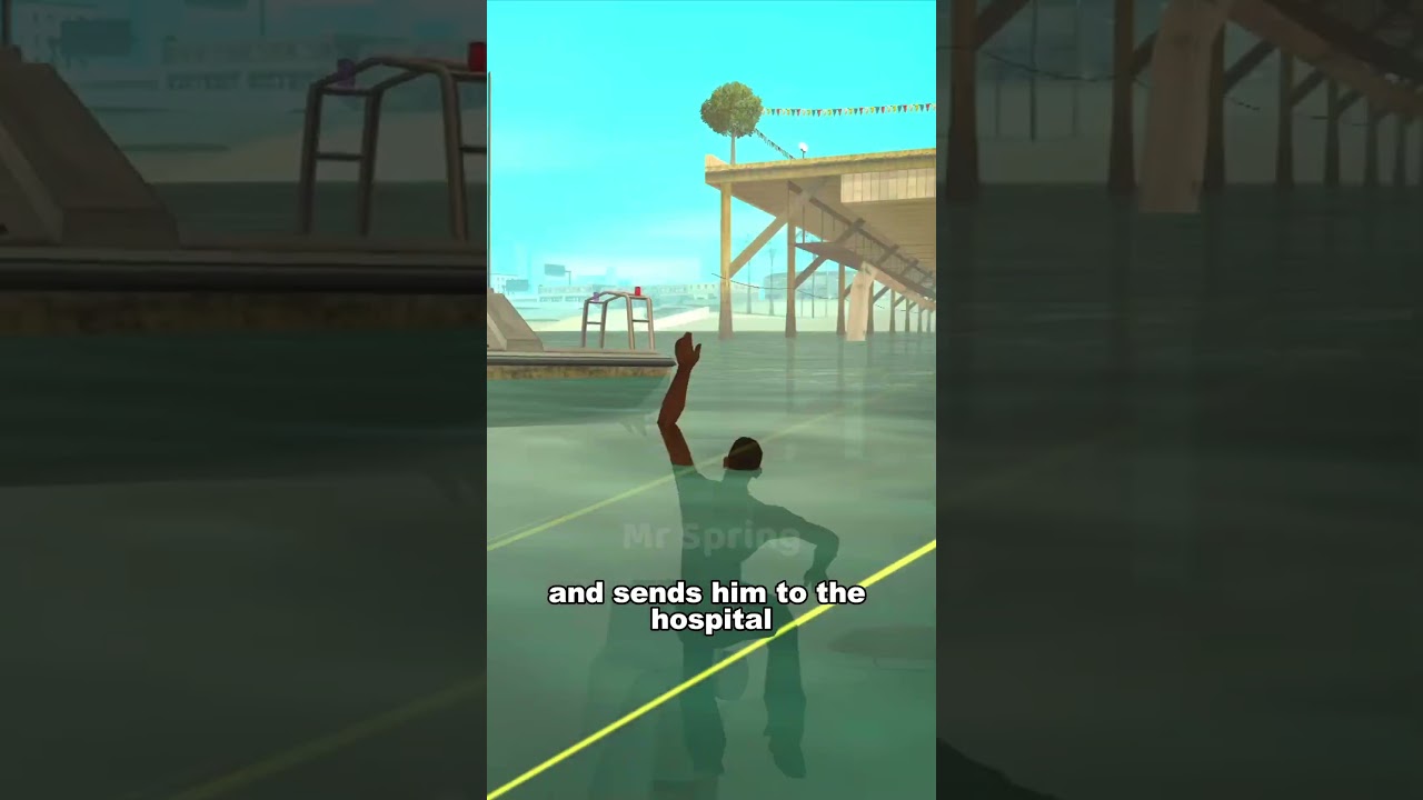 IF YOU DRIVE INTO THE WATER WITH THE MAX WANTED LEVEL IN GTA GAMES