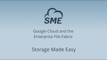 Partners | Google Cloud and The Enterprise File Fabric.