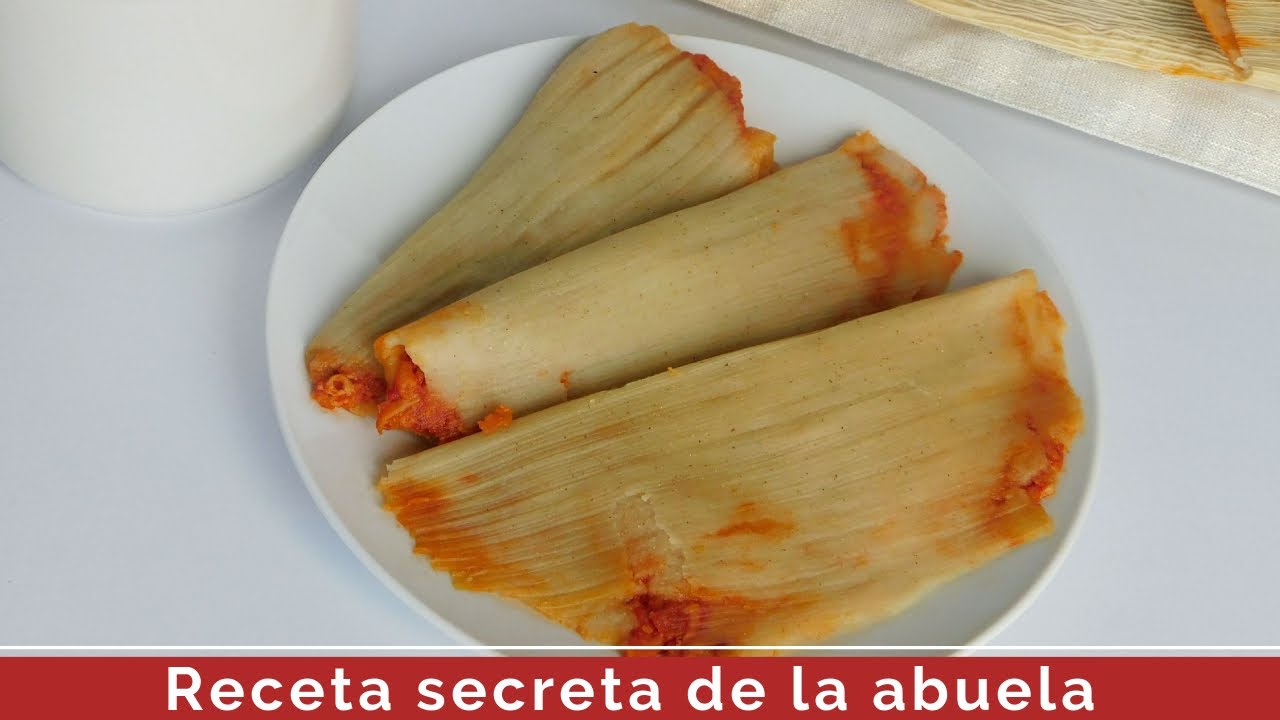TAMALES DULCES 👌 TAMALES DE CHILE ROJO CON QUESO 😋 COMO HACER