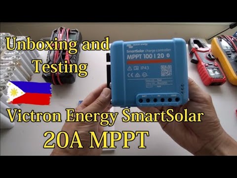 Victron Energy SmartSolar MPPT Charge Controller Unboxing and Testing 