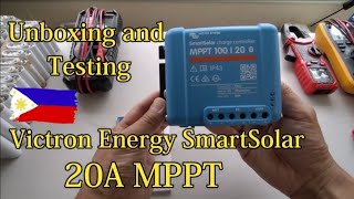 Victron Energy SmartSolar MPPT Charge Controller Unboxing and Testing 