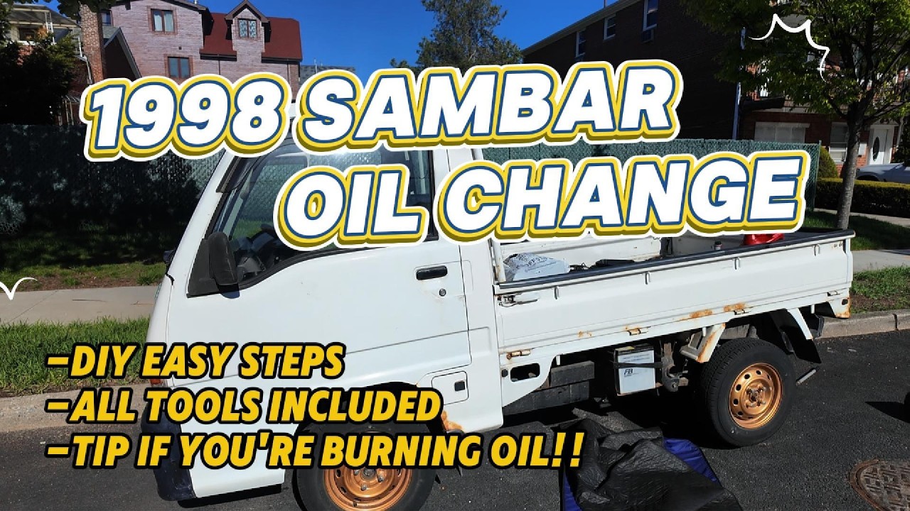 ミニベロ★Schneizer★リメイク★再塗装★10s★451★セミ油圧Br 1998 Subaru Sambar Oil Change Tutorial! - YouTube