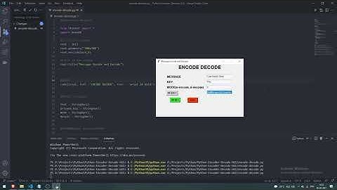 Python Encoder Decoder GUI Showcase