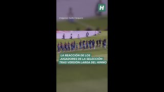 Solo hay que ver las caras para saber que lo que ha pasado con el himno de España