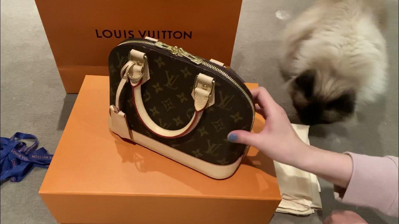 Louis Vuitton ALMA BB MONOGRAM // UNBOXING & REVIEW ♡ 