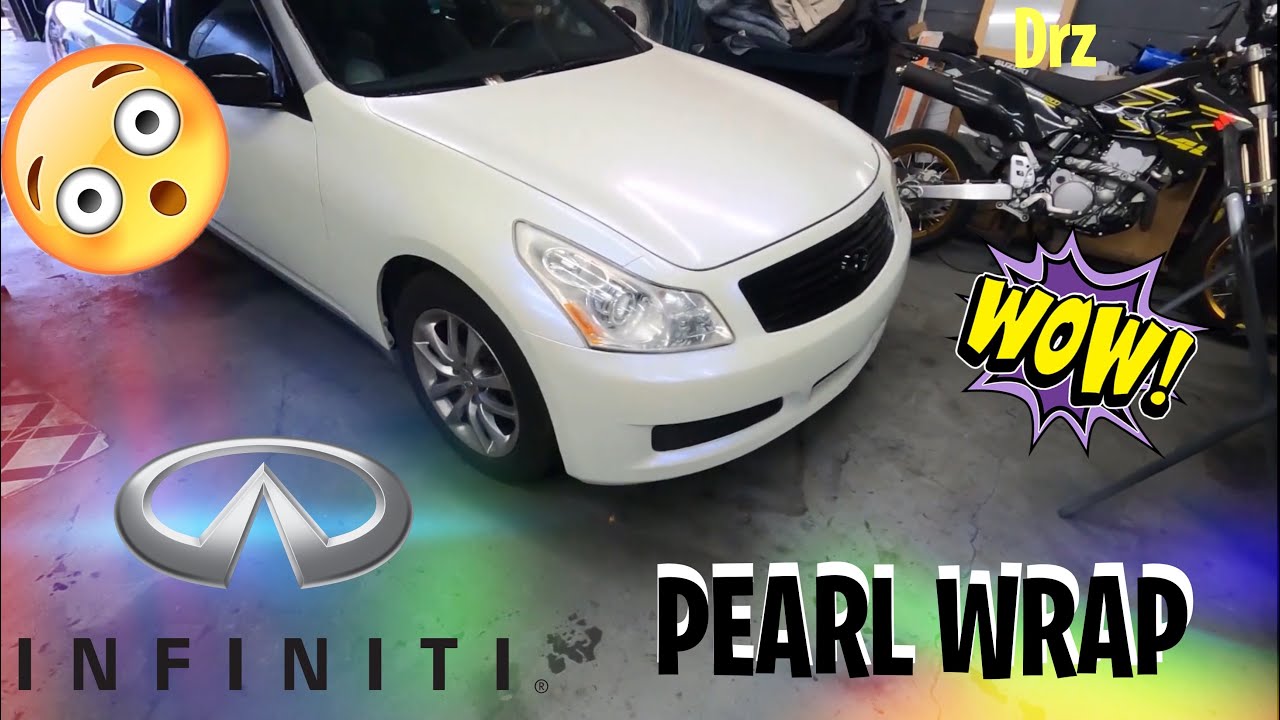 How to wrap a car for the first time Infiniti G37 from Copart’s Salvage