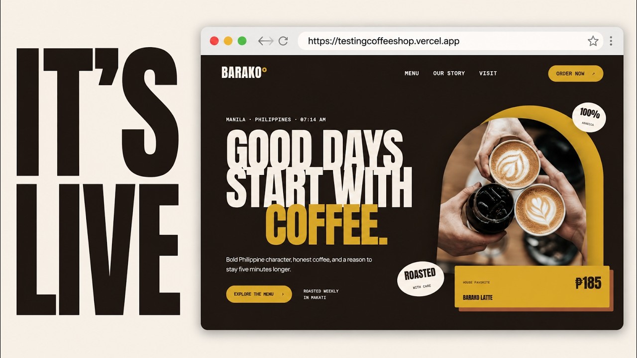 Build a FREE Website With ChatGPT and Vercel