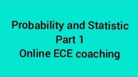 Introduction to Probability and Statistics| trb, tancet, gate ECE preparation| #ECETutor