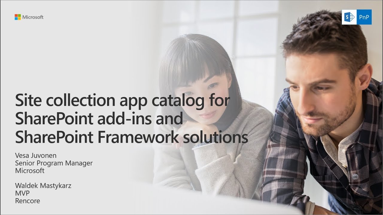 PnP Webcast - Site collection app catalog - YouTube