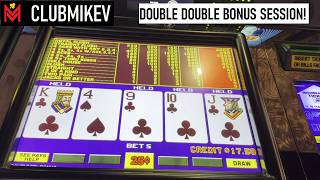 Where Them Quads At? Double Double Bonus Session | Video Poker Fest At Peppermill, Reno!