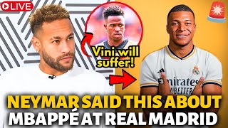 💥BOMB! SEE WHAT NEYMAR SAID ABOUT MBAPPÉ AT REAL MADRID! REAL MADRID NEWS