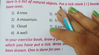 Class 3|| English|| Butterfly 🦋|| Chapter -5|| Water|| Page -73,74|| Activity -6,7 Guide