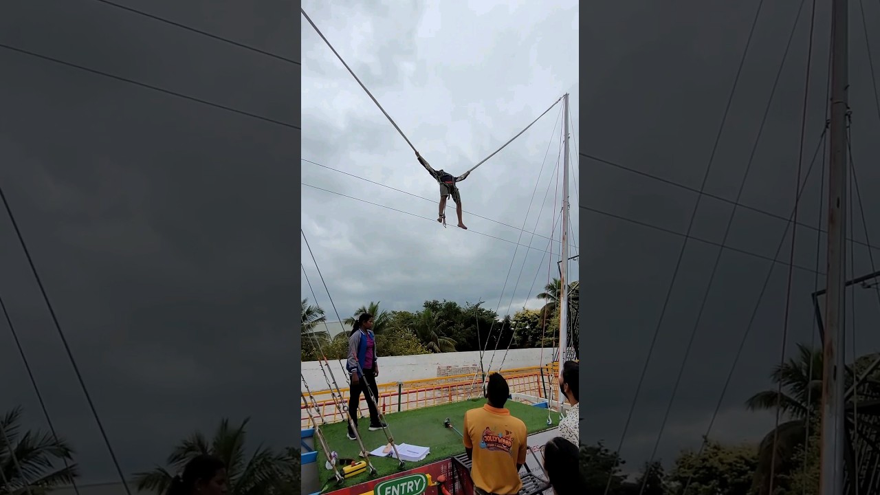 Rocket ejector ride at jollywood bangalore amusement park 