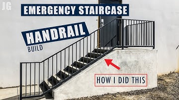 Metal Emergency Staircase Handrail Build | JIMBO