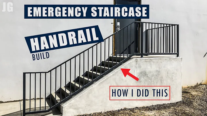 Metal Emergency Staircase Handrail Build | JIMBO'S GARAGE